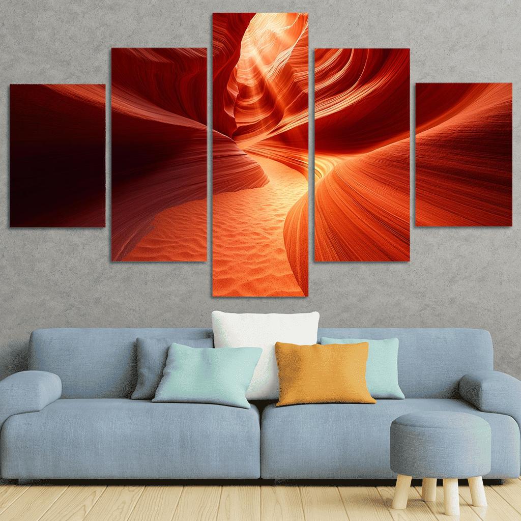 Antelope Canyon Arizona canvas paintings frame