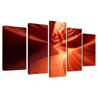 Antelope Canyon Arizona canvas paintings frame