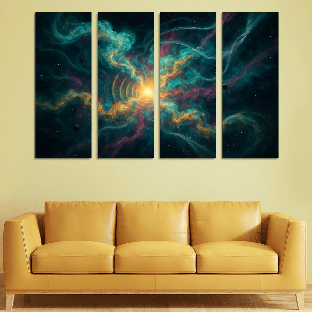 Whispers Of A Fast Radio Burst Nebula oil paintings frame