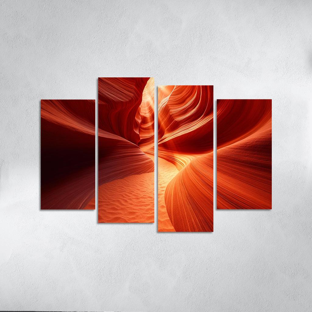 Antelope Canyon Arizona canvas paintings frame