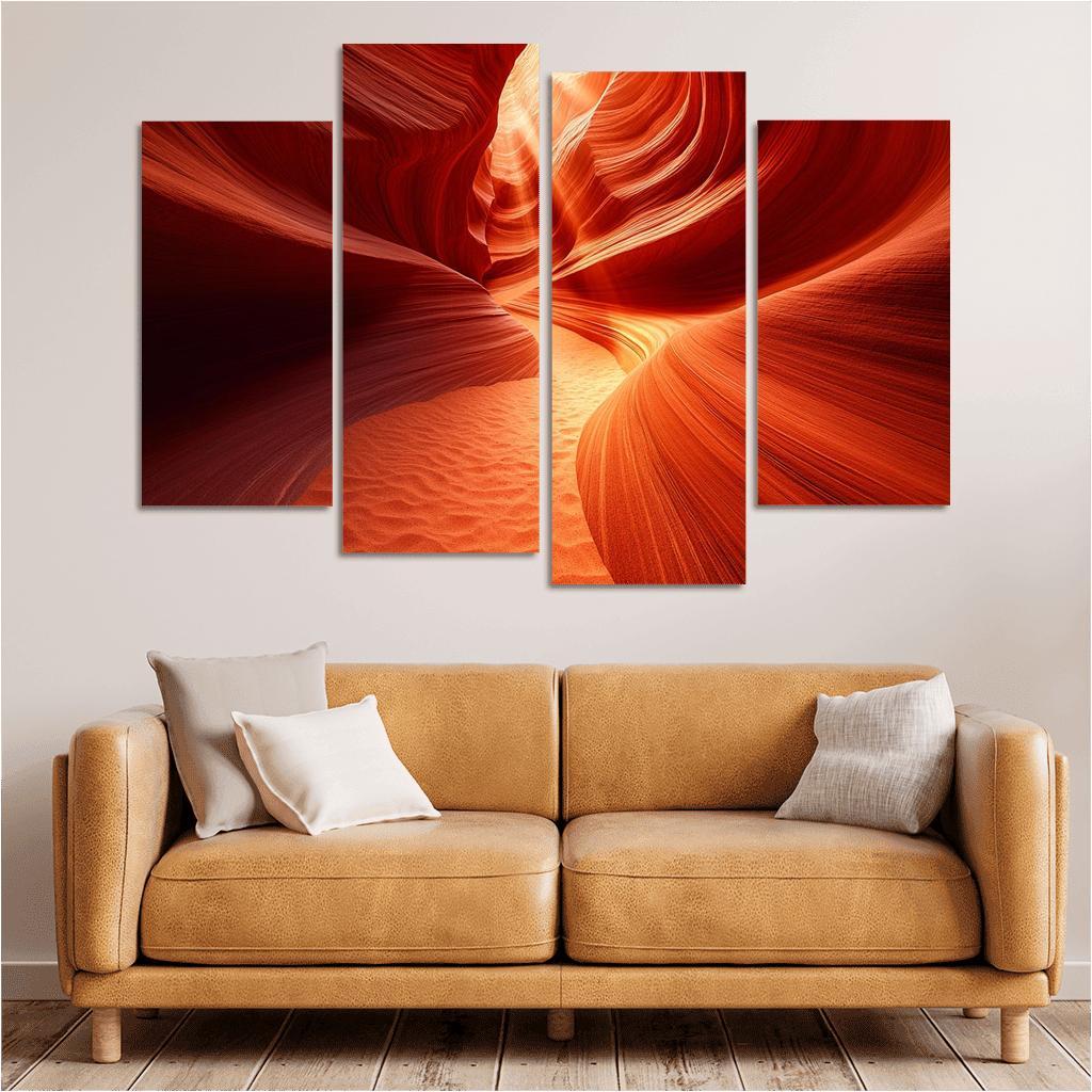 Antelope Canyon Arizona canvas paintings frame