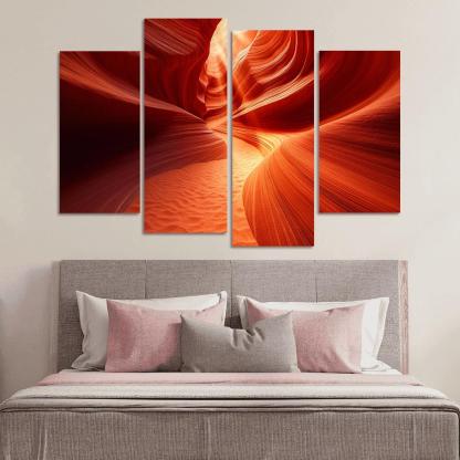 Antelope Canyon Arizona canvas paintings frame