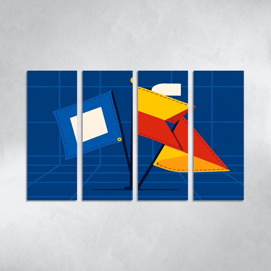 Semaphore Ensemble A Study In Maritime Signals oil paintings frame