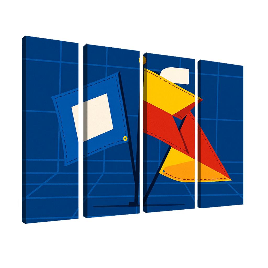 Semaphore Ensemble A Study In Maritime Signals oil paintings frame