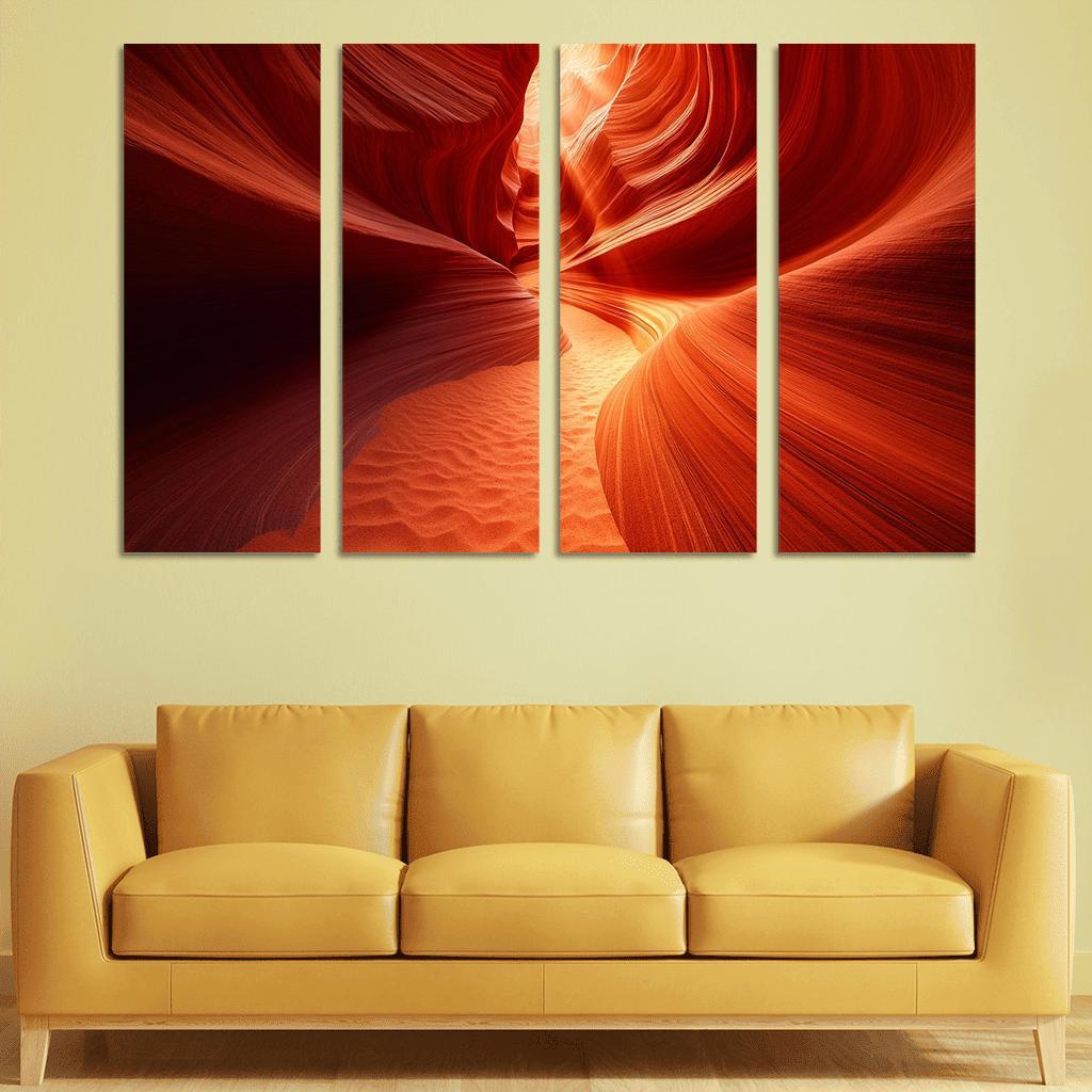 Antelope Canyon Arizona canvas paintings frame