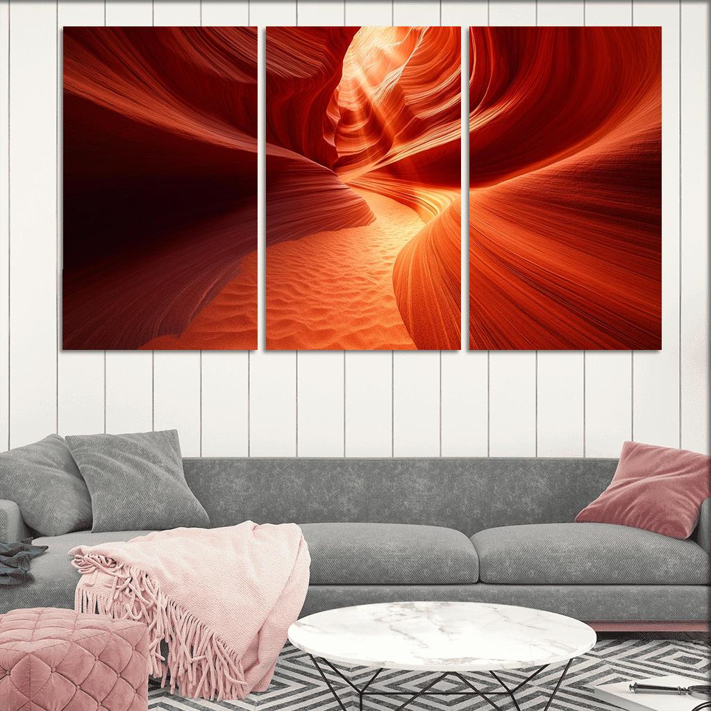 Antelope Canyon Arizona canvas paintings frame