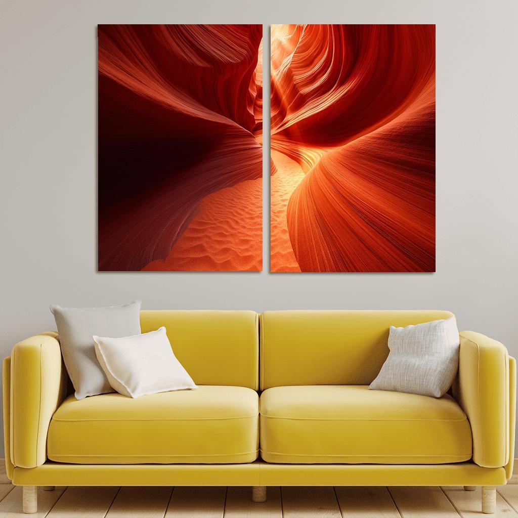 Antelope Canyon Arizona canvas paintings frame
