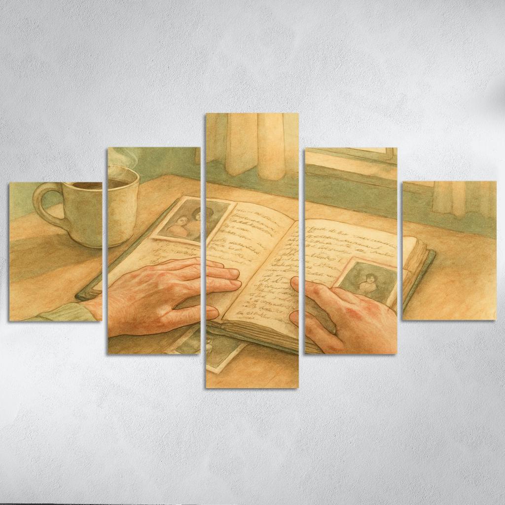 The Recipe Book Of Hearts premium artwork frames