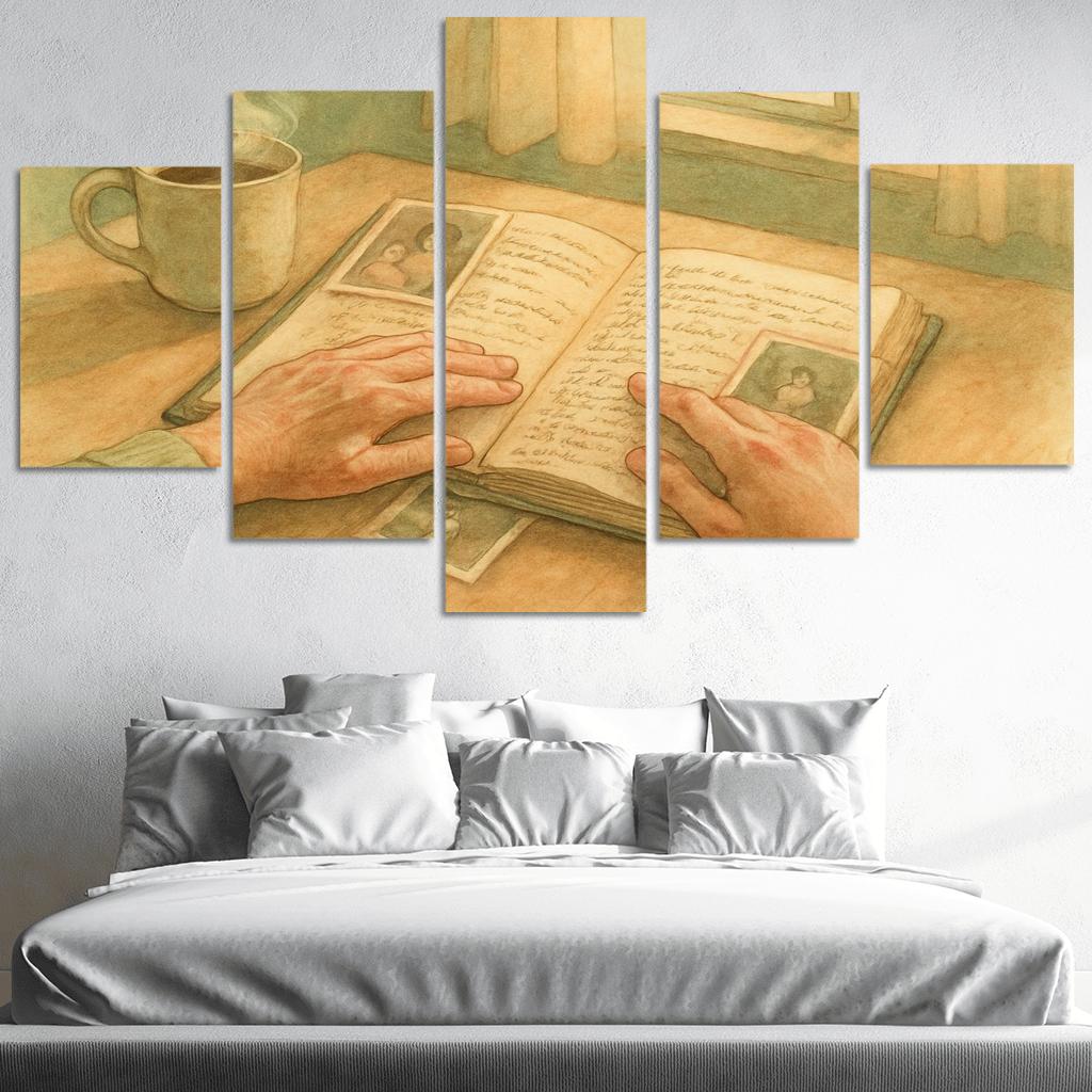 The Recipe Book Of Hearts premium artwork frames