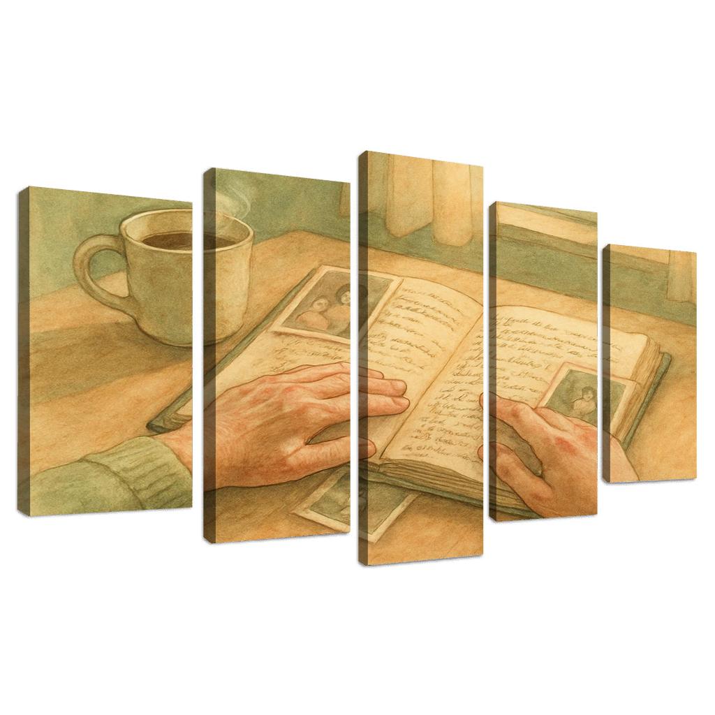 The Recipe Book Of Hearts premium artwork frames