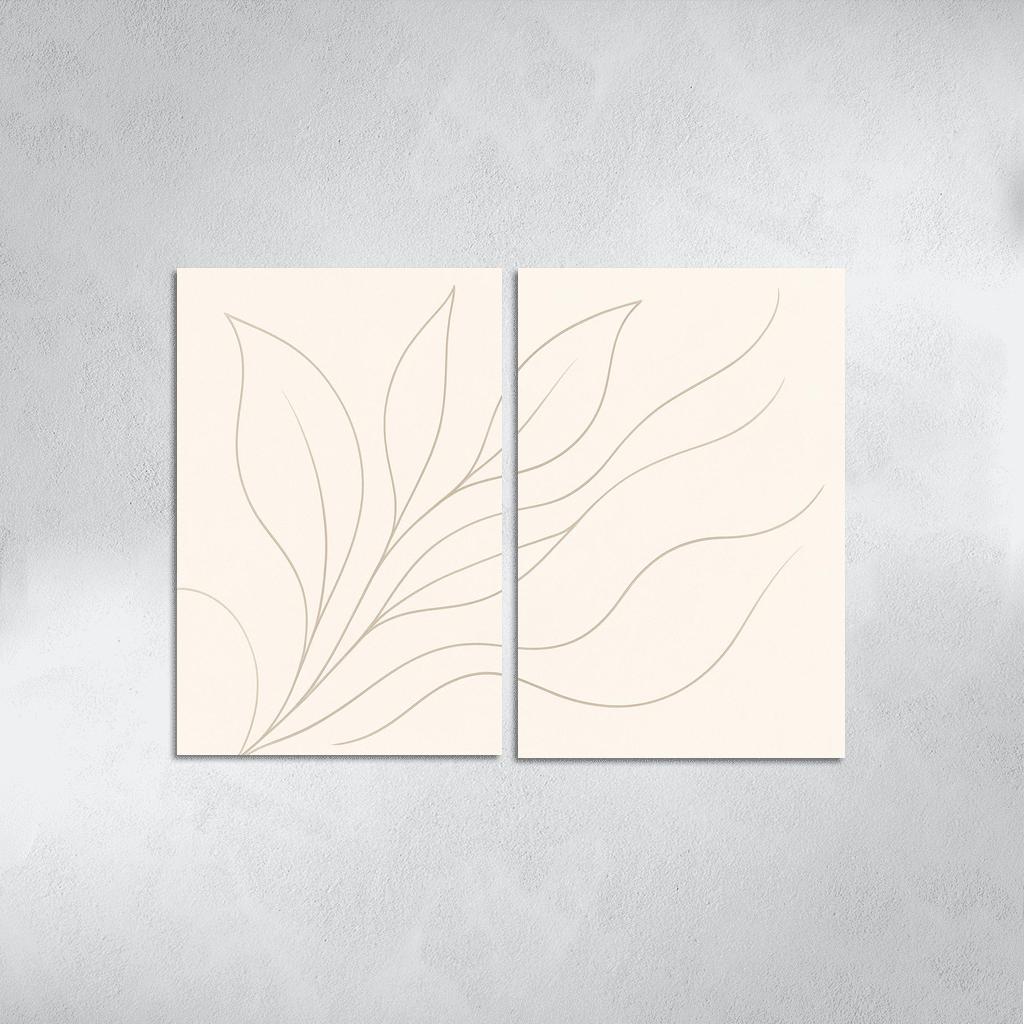 Serene Contours wall decor