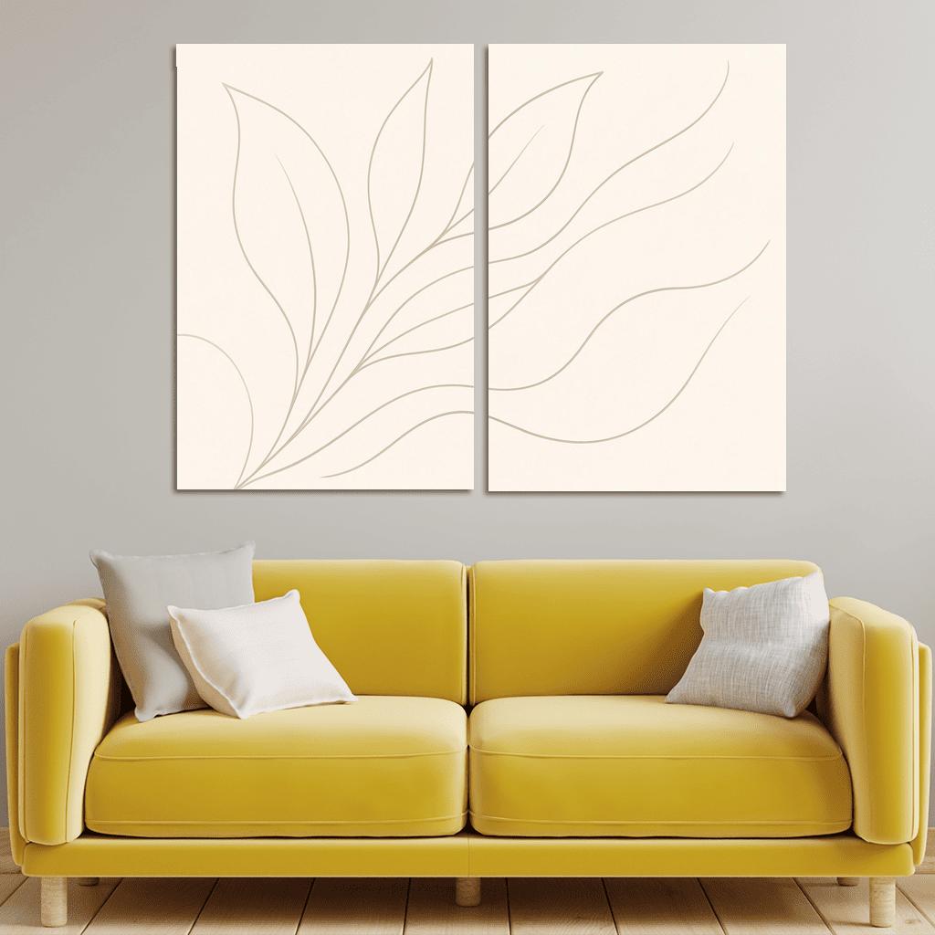Serene Contours wall decor