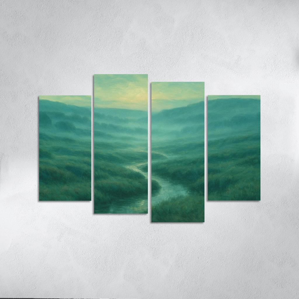 Verdant Mist Of Heather Vale wall decor