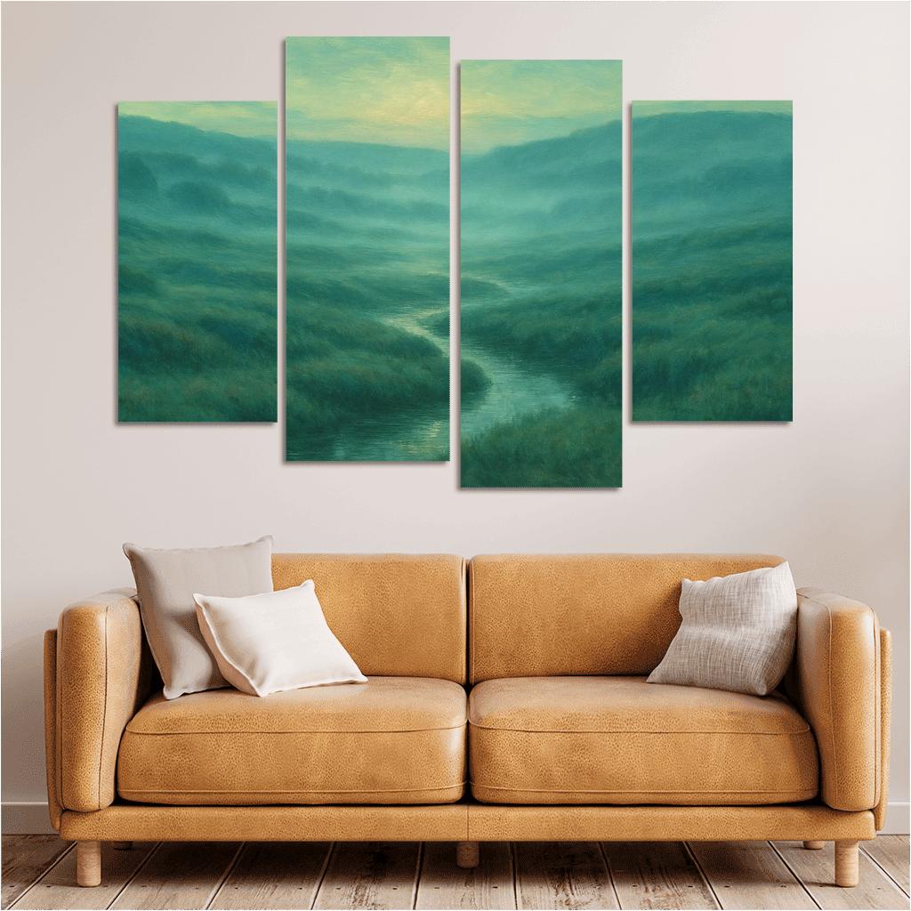 Verdant Mist Of Heather Vale wall decor