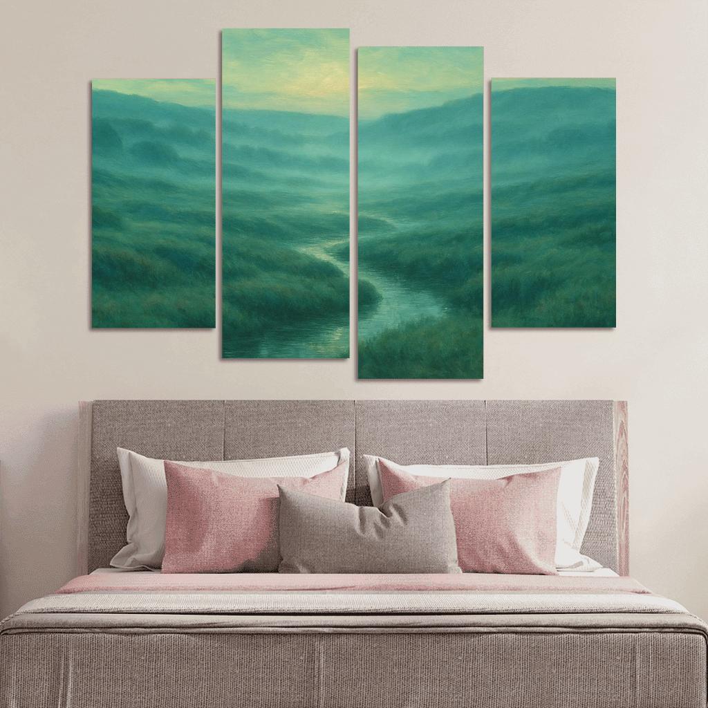 Verdant Mist Of Heather Vale wall decor