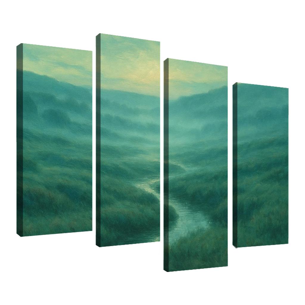 Verdant Mist Of Heather Vale wall decor