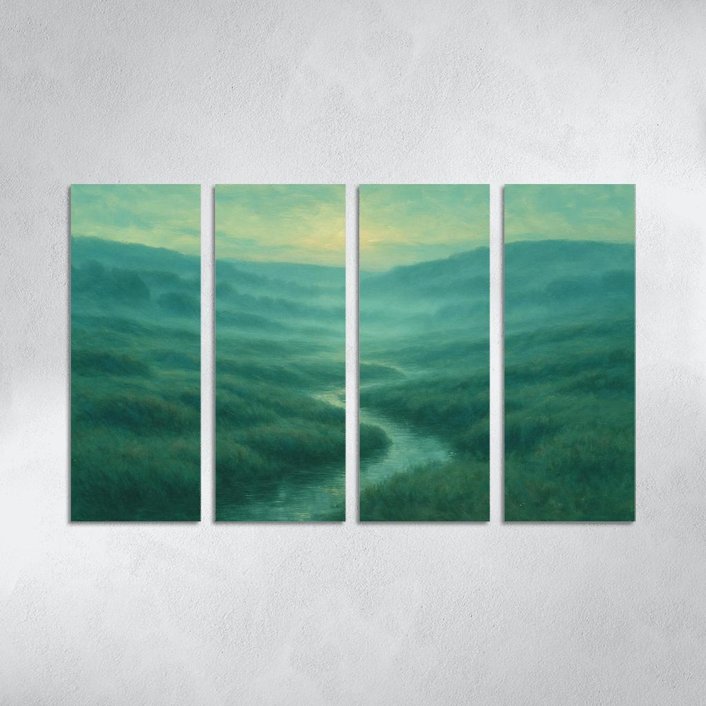 Verdant Mist Of Heather Vale wall decor