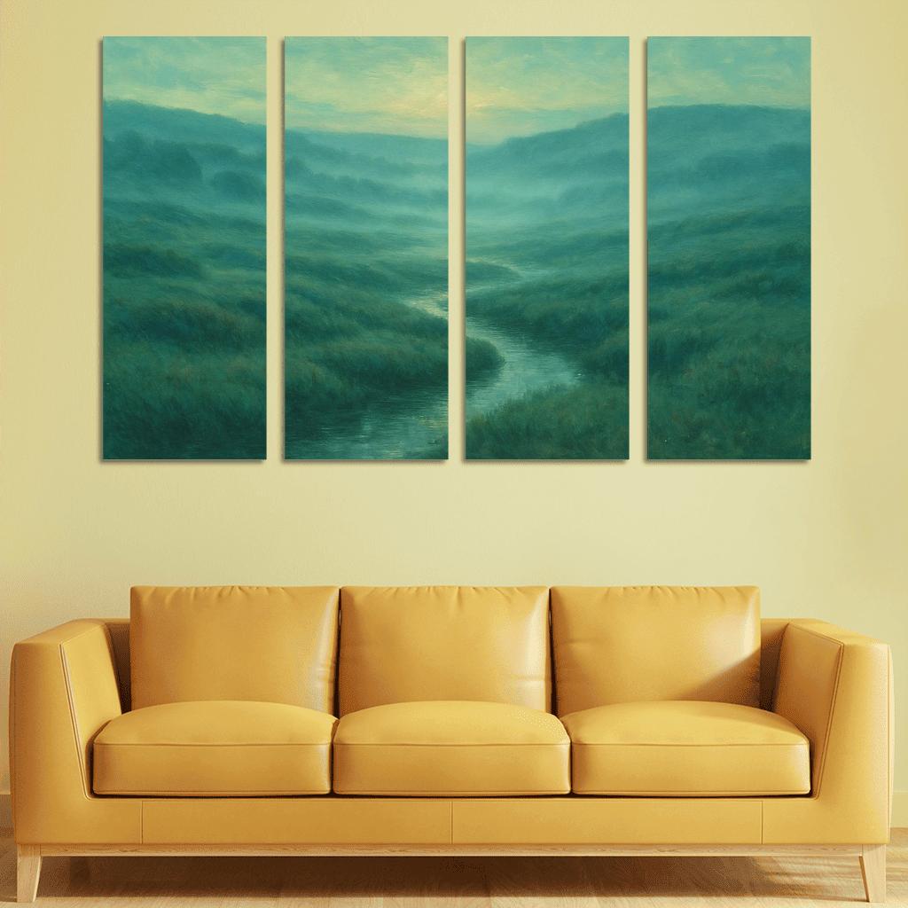 Verdant Mist Of Heather Vale wall decor