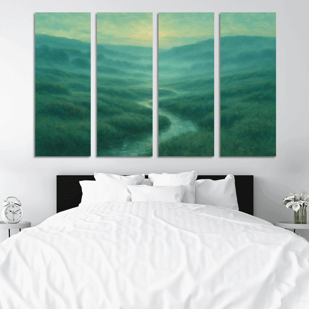 Verdant Mist Of Heather Vale wall decor