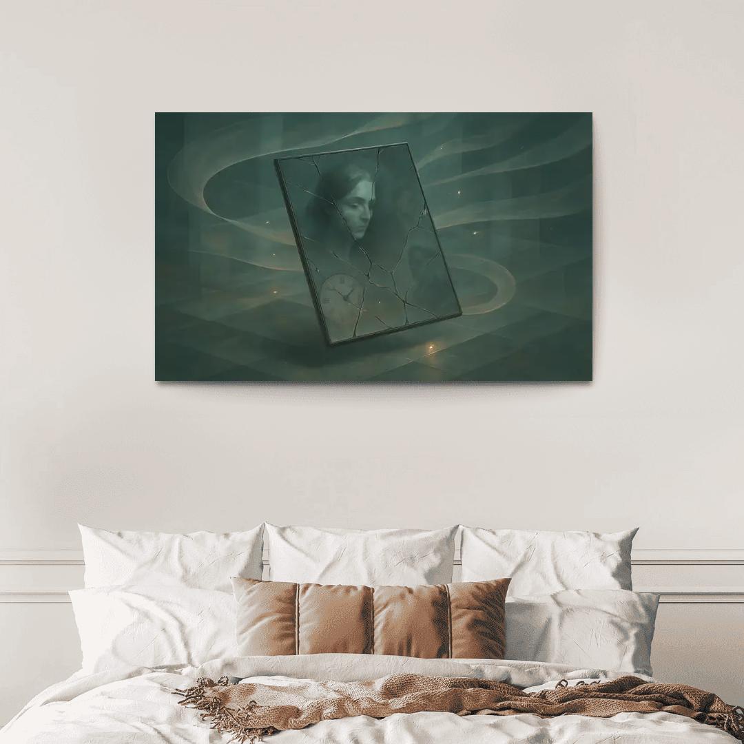Resonant Mirror Of Memory canvas paintings frame