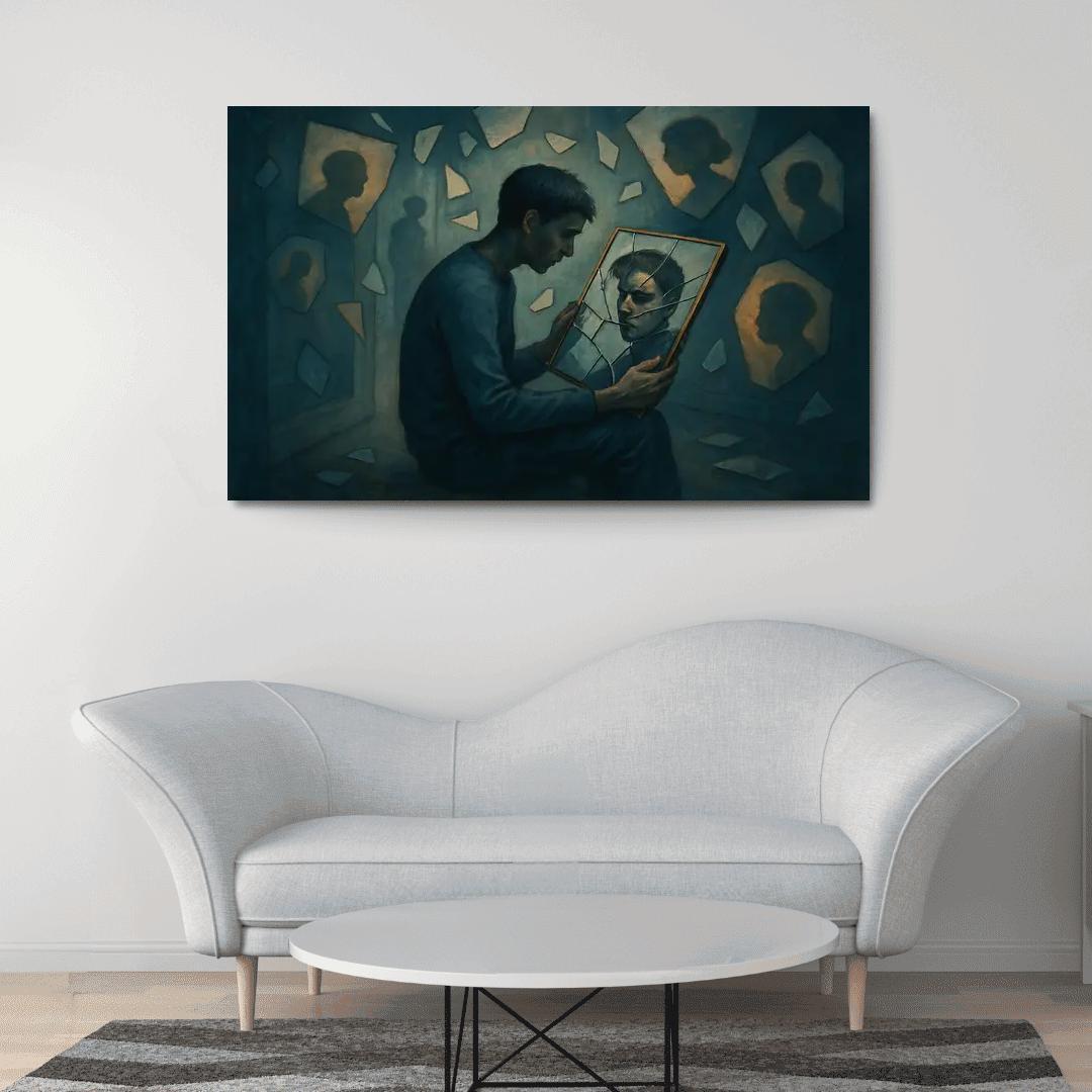 Fractured Reflections home decor