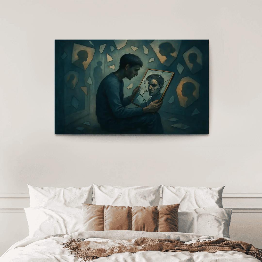 Fractured Reflections home decor