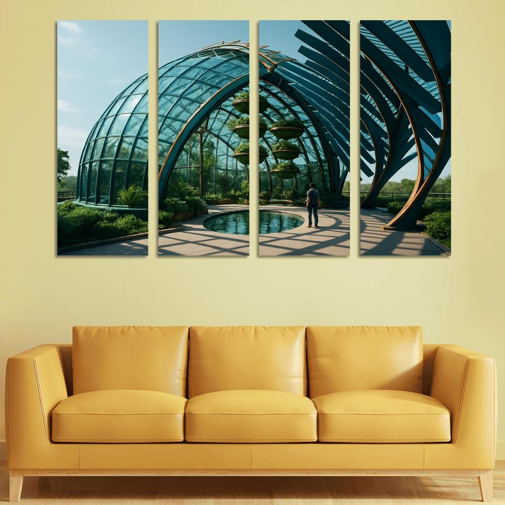 Kinetic Facade Conservatory wall art