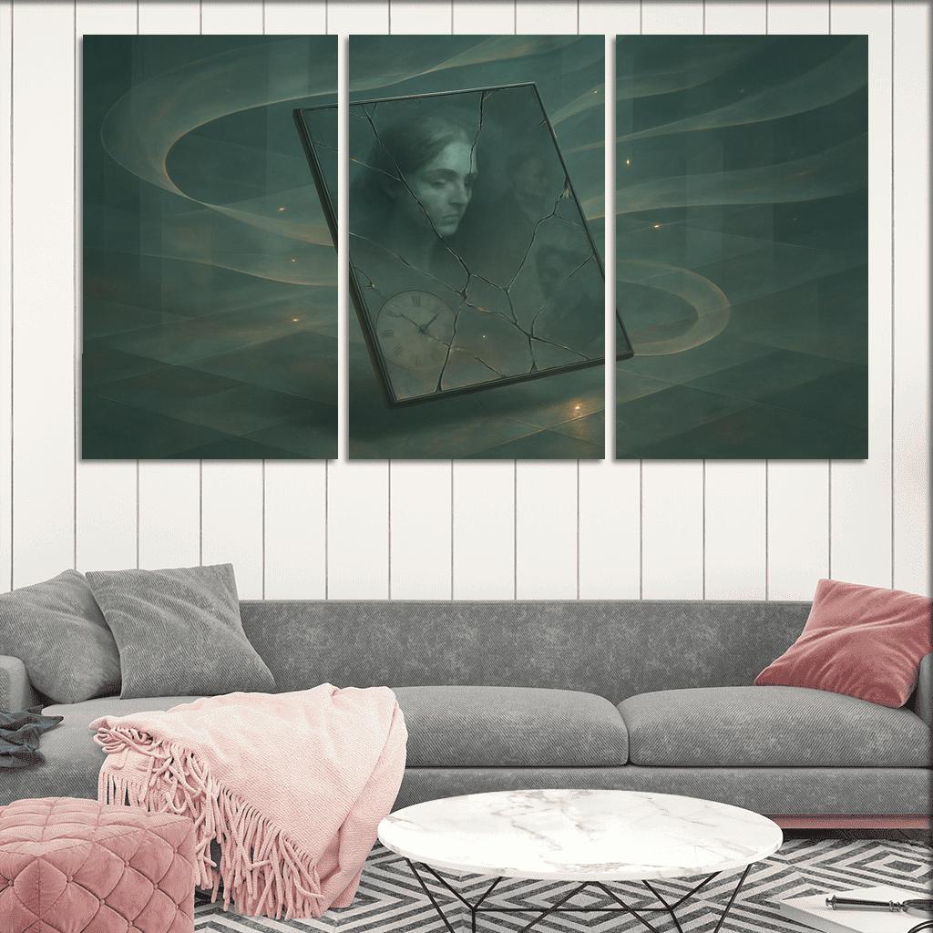 Resonant Mirror Of Memory canvas paintings frame