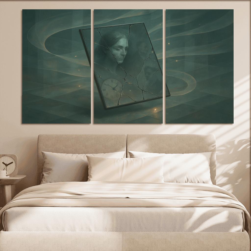 Resonant Mirror Of Memory canvas paintings frame