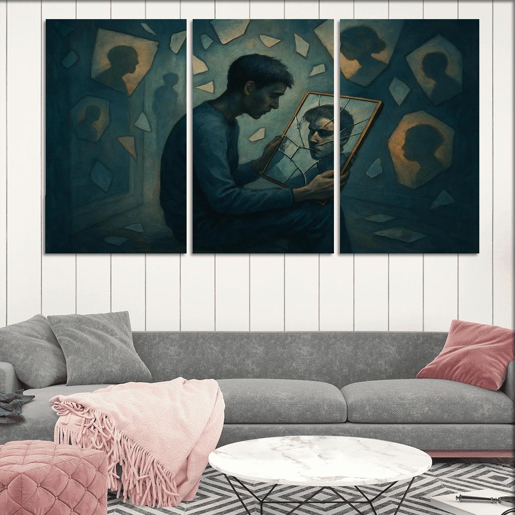 Fractured Reflections home decor