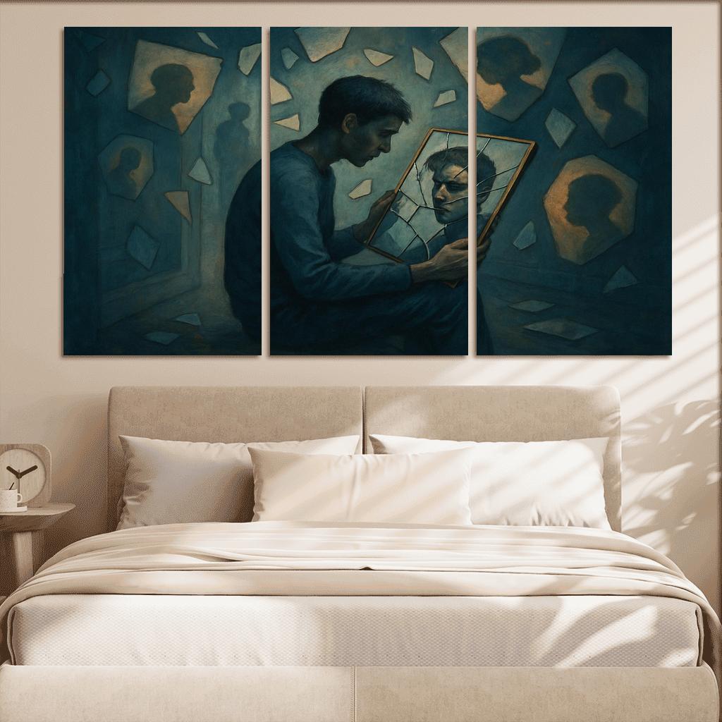 Fractured Reflections home decor