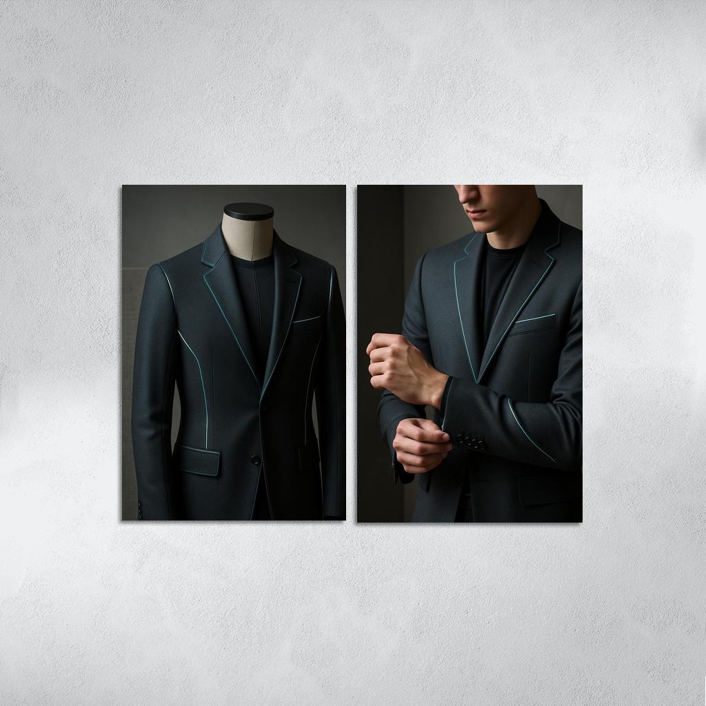 Illuminated Tailoring wall art