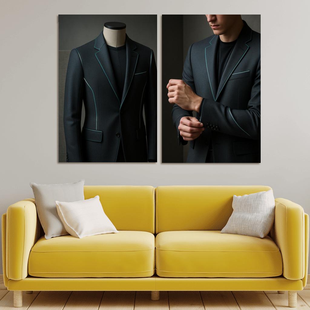 Illuminated Tailoring wall art