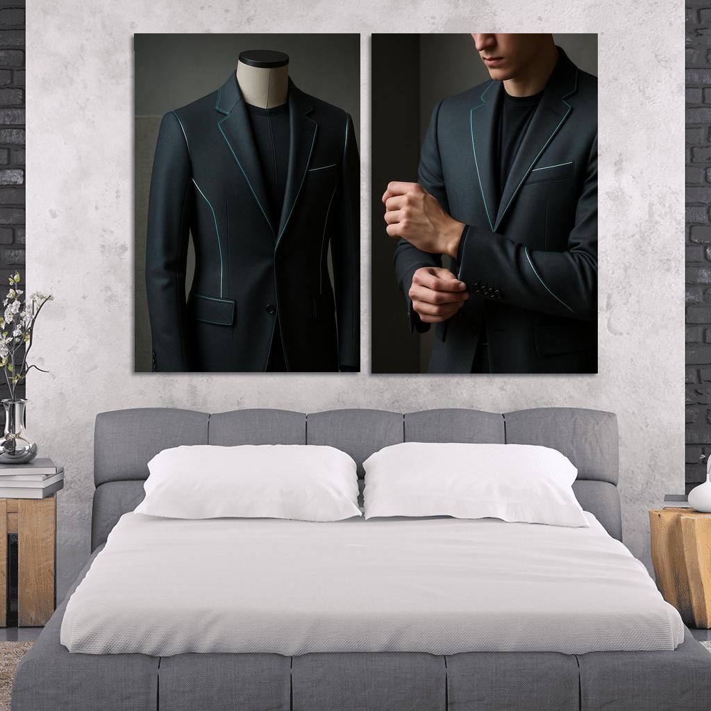 Illuminated Tailoring wall art