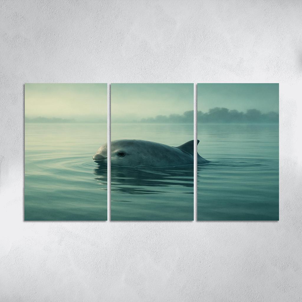 Vaquita Porpoise In The Turquoise Gulf multi-panel paintings