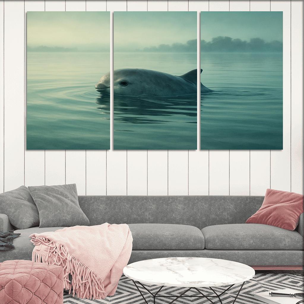 Vaquita Porpoise In The Turquoise Gulf multi-panel paintings