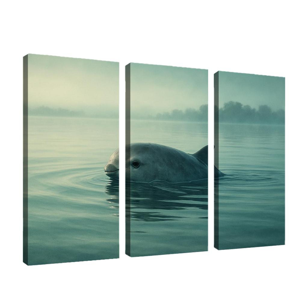 Vaquita Porpoise In The Turquoise Gulf multi-panel paintings
