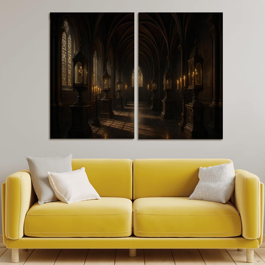 Obsidian Reliquary Hall home decor