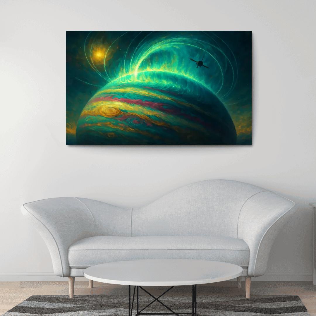 Plasma Aurora Of A Hot Jupiter custom paintings frame