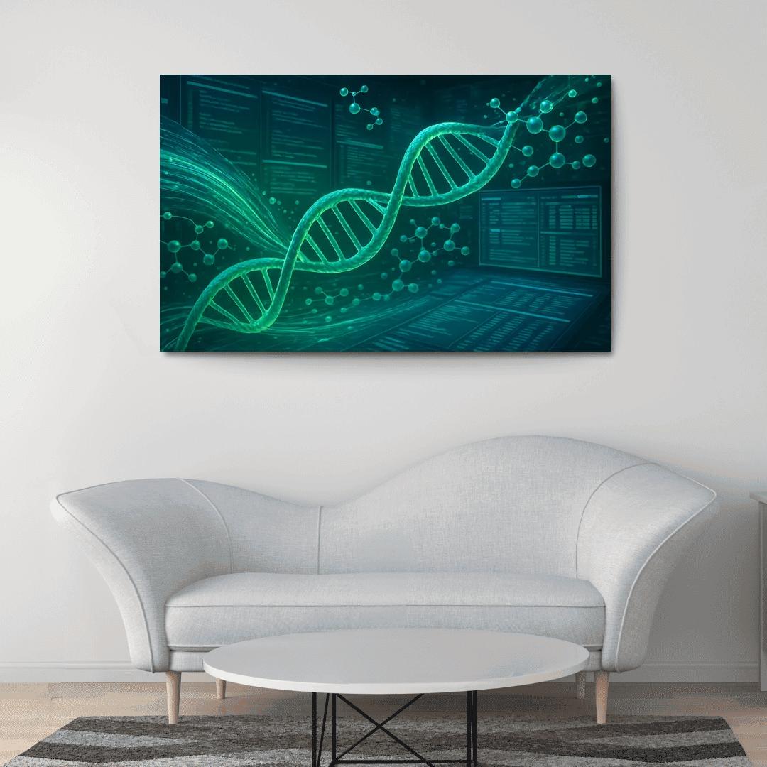 Bioinformatics And Genetic Data Analysis premium artwork frames