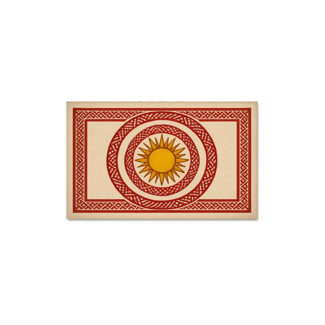 Emblem Of Dawn Cultural Sun And Weave home decor