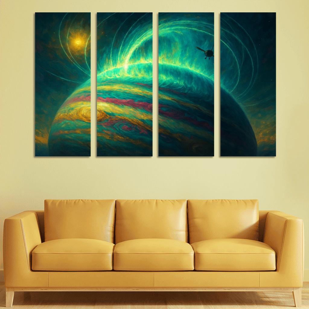 Plasma Aurora Of A Hot Jupiter custom paintings frame