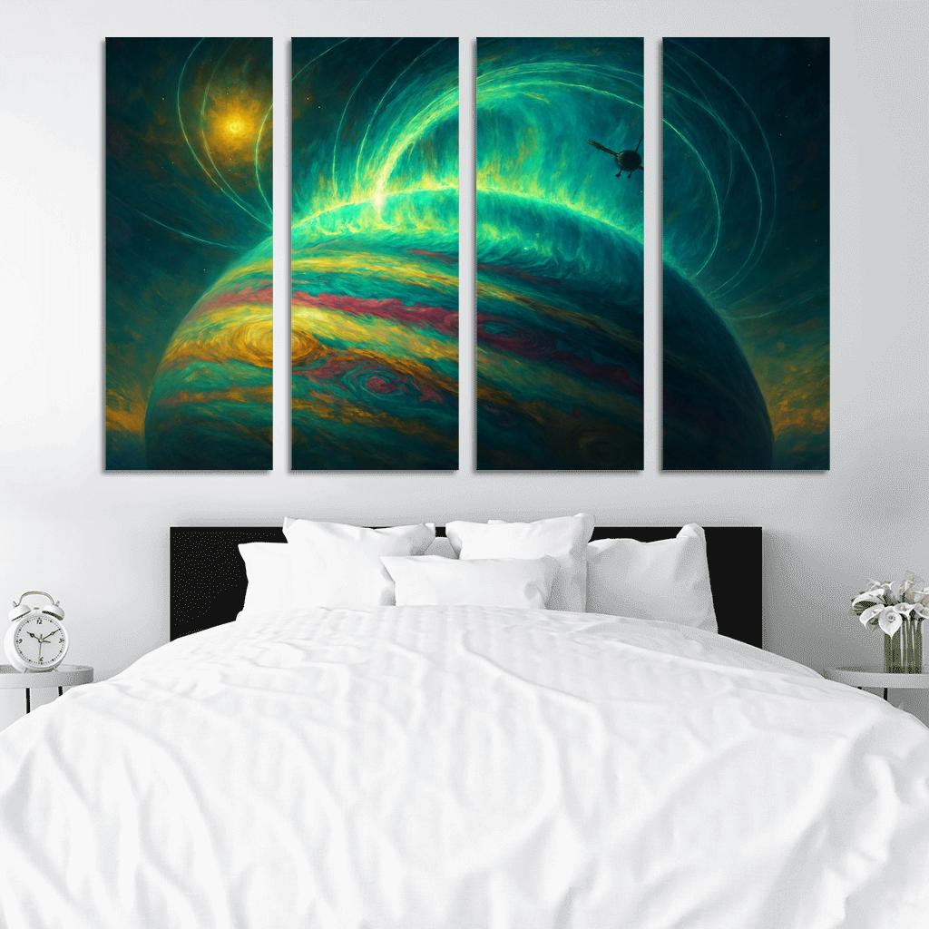 Plasma Aurora Of A Hot Jupiter custom paintings frame
