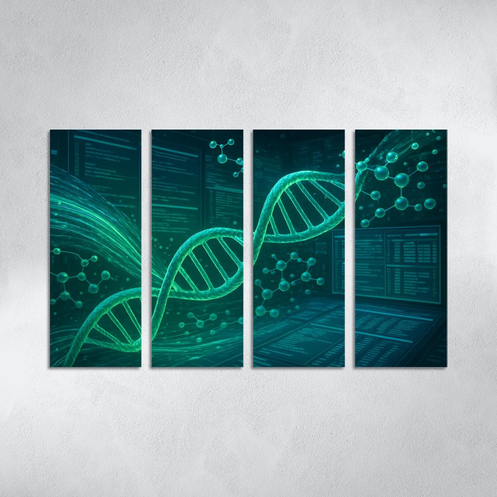 Bioinformatics And Genetic Data Analysis premium artwork frames