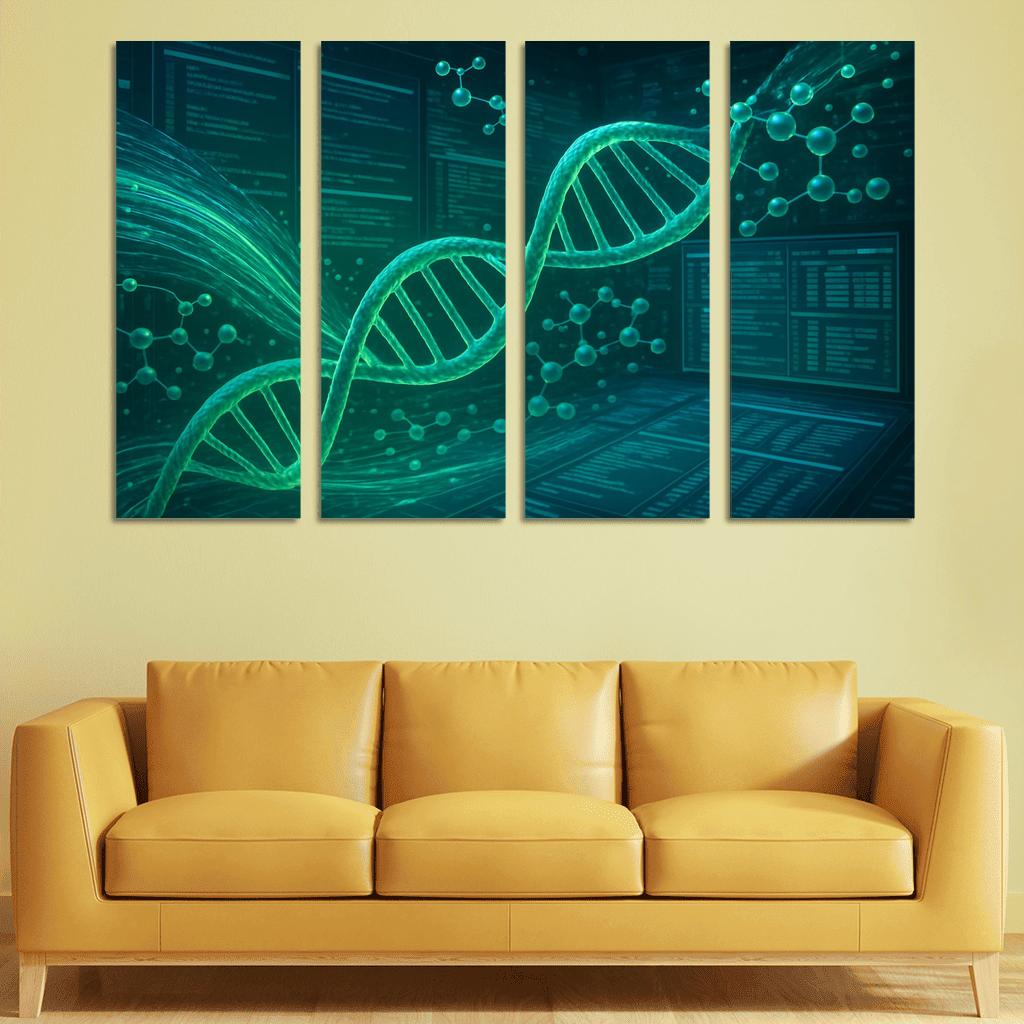 Bioinformatics And Genetic Data Analysis premium artwork frames