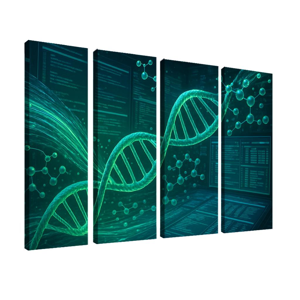 Bioinformatics And Genetic Data Analysis premium artwork frames