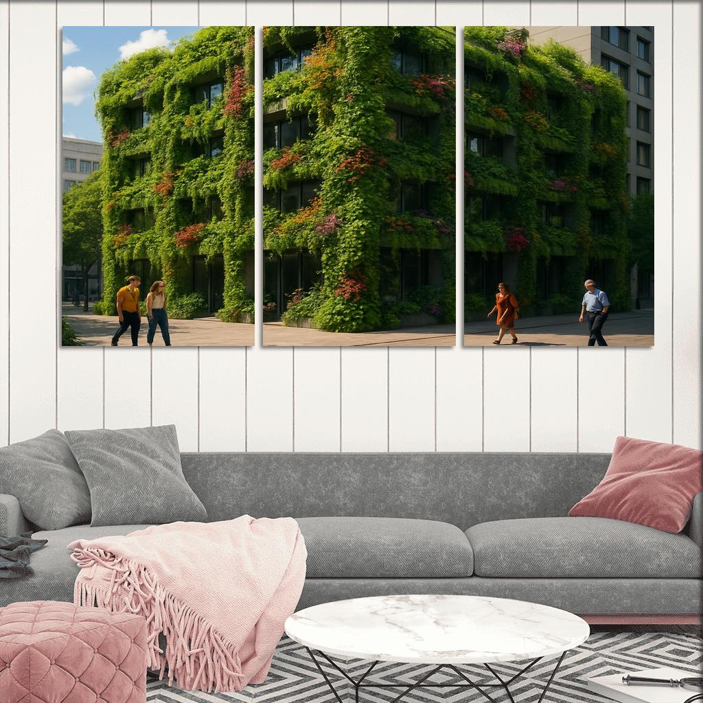 Living Facades With Vertical Gardens framed paintings