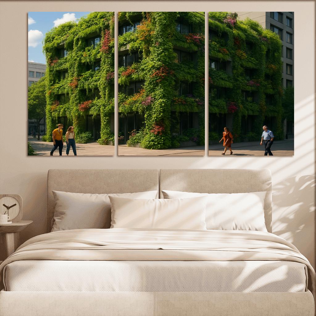 Living Facades With Vertical Gardens framed paintings