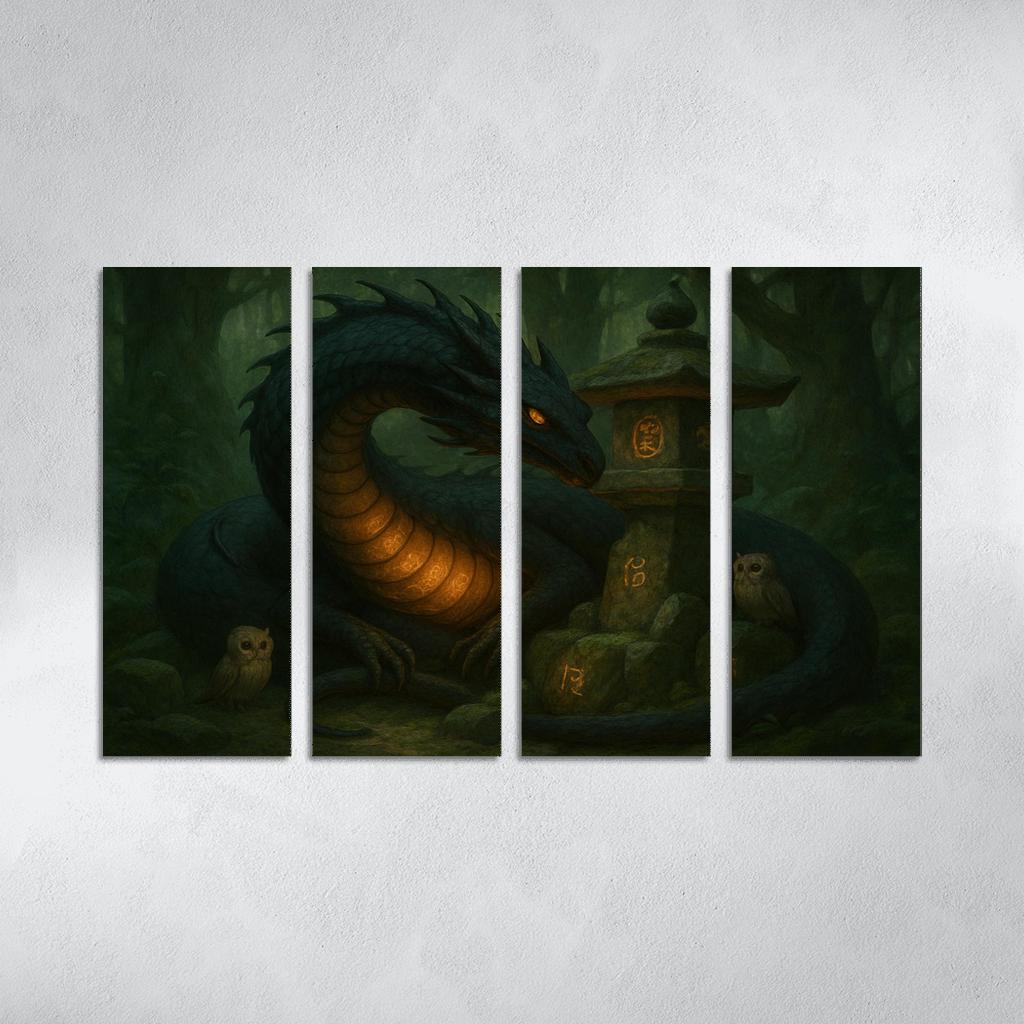 Sable Lantern Wyrm one-piece frames