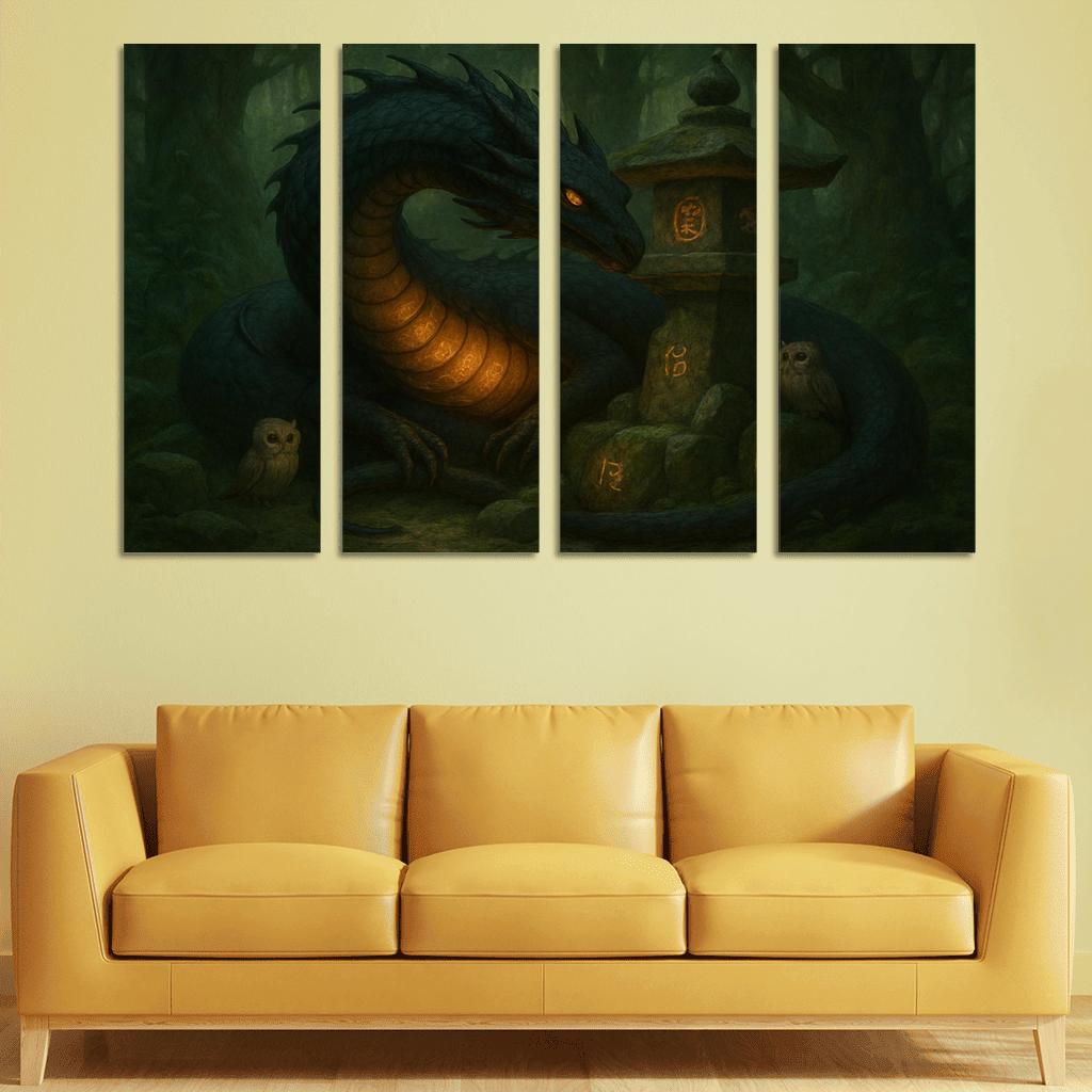 Sable Lantern Wyrm one-piece frames